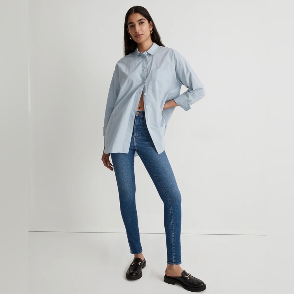 NWT Madewell 10" (10 inch) High-Rise Skinny Jeans in Eardley Wash 26